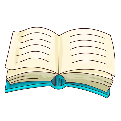 School Materials Clip Art Cartoon Open Book Png 23985138 Png