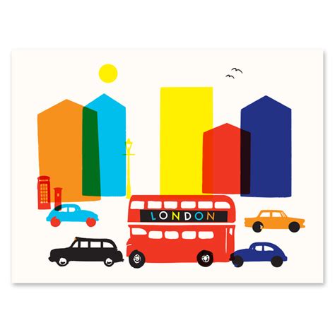 London Bus - Art print for London lovers! | London art print ...