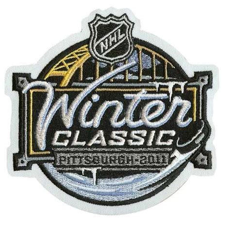 2011 Nhl Winter Classic Game Logo Jersey Patch Pittsburgh Penguins Vs