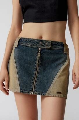 Bdg Colette Denim Micro Mini Skirt Shopstyle