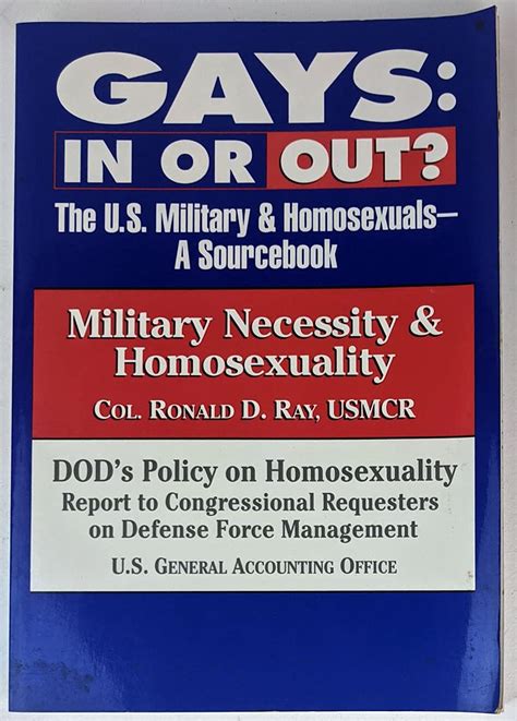 Homosexuality And The Military Telegraph