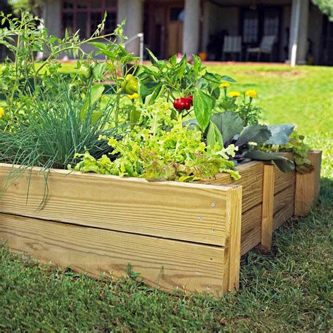 How To Build A Raised Bed For Growing A Garden Better Homes And Gardens