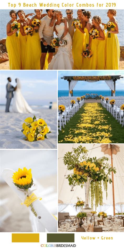 Coral and turquoise is a popular color match and perfect for beach wedding. Top 9 Beach Wedding Color Combos Ideas for 2019 ...