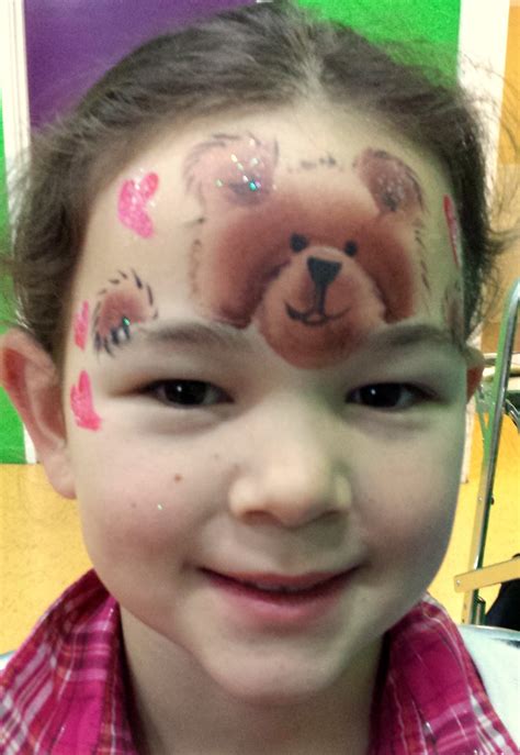 Bear Face Painting At Paintingvalley Com Explore Collection Of Bear