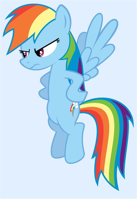 Rainbow Dash Mad Face