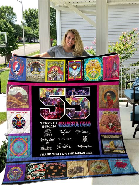 Grateful Dead Scarlet Fire Stealie Woven Cotton Blanket ...