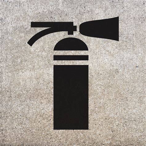 Fire Extinguisher Stencil Stencil Revolution
