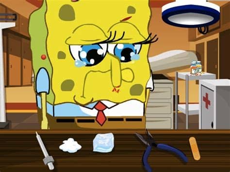 Es una esponja de cocina que por algún motivo desconocido llegó al fondo del océano pacífico. Juegos Bob Esponja - Juegosninos10.com