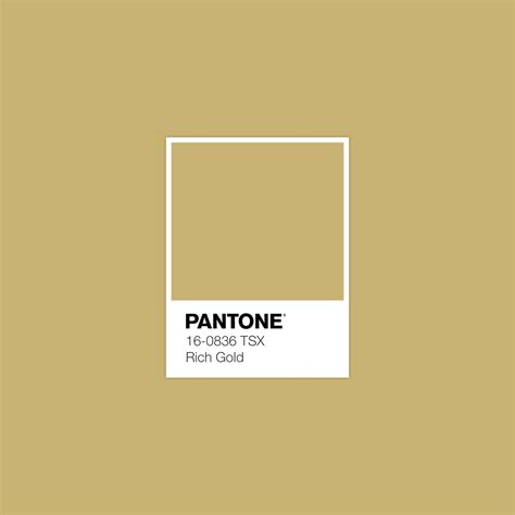 √ Pantone Metallic Gold