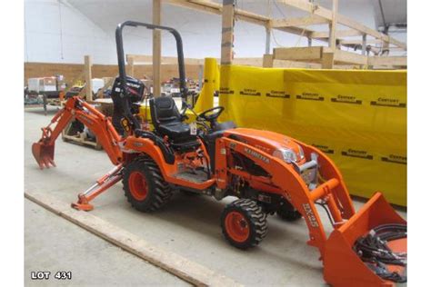 2012 Kubota Bx25d Backhoe Loader Tractor 4wd Approx 73 Hrs Bt601