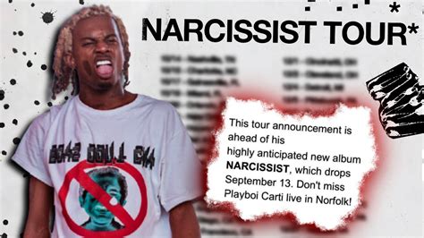 Playboi Carti Announces Narcissist Tour And Album 🤯 Youtube