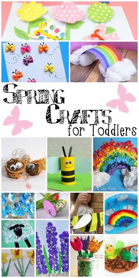 10 easy spring crafts for toddlers and preschoolers. Spring Crafts for Toddlers | Spring toddler crafts, Spring ...