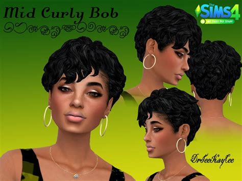 Sims 4 Female Short Hair Sims 4 Cc Female Short Maxis Match Hair Srushon
