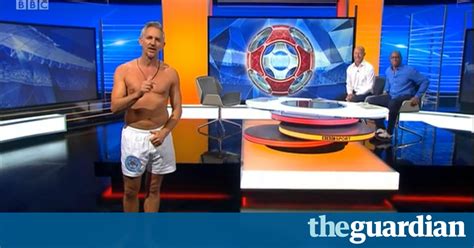 Gary Lineker Presents Match Of The Day In His Underpants Football