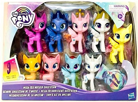 Hasbro My Little Pony Mega Friendship Collection 9 Pony Figures And 15