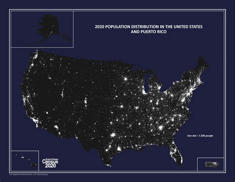 2020 Population Distribution In The United States And Puerto Rico