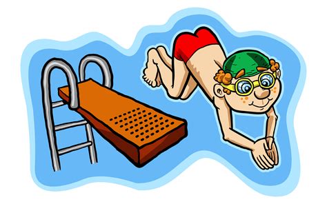 Diving Board Vector Art Icons And Graphics For Free Download