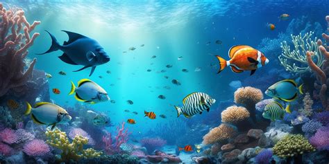 The Beautiful Underwater Sea Life With 23120657 Stock Photo At Vecteezy