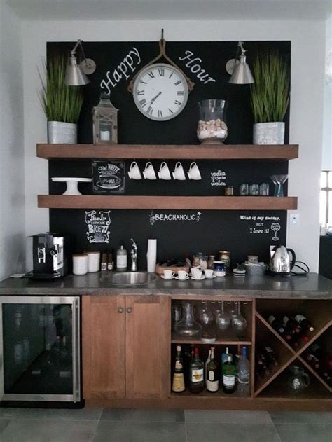 33 Popular Small Home Bar Design Ideas Farmhouse Coffee Bar Home