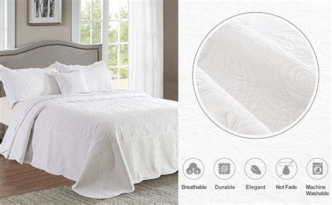 Amazon Com HoneiLife Oversized King Bedspreads 120x120 4 Pcs