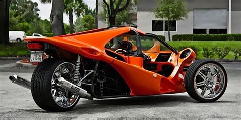 Stay tuned via social media for updates on new releases and sales! T-Rex Motorcycle Car | Rex' Fast Car Drives On Three ...
