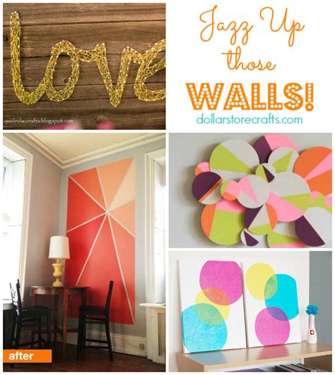 10 Diy Wall Art Ideas Dollar Store Crafts