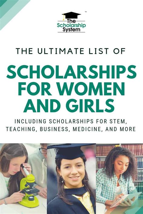 the ultimate list of scholarships for women and girls the scholarship system