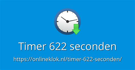 Simple 20 seconds timer alarm clock online. Timer 622 seconden - Online Timer