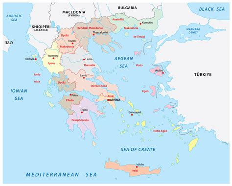 An alphabetical list of place names (as at the back of an atlas) is called a gazetteer. Greece Maps & Facts - World Atlas