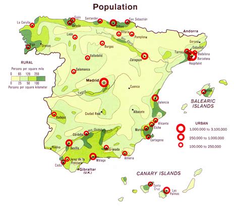 Géographie Humaine De Lespagne Quirosimo