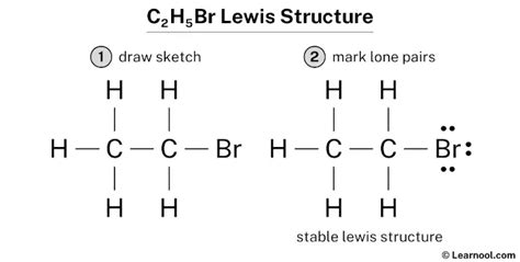 C2H5Br Lewis Structure Learnool