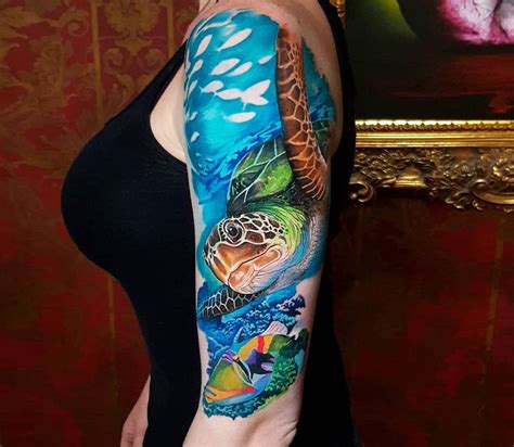 Underwater Tattoo By Marzan Tattoo Photo 22562