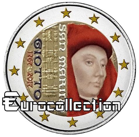 2 Euro Saint Marin 2017 Giotto Couleur 2 Eurocollectionshop