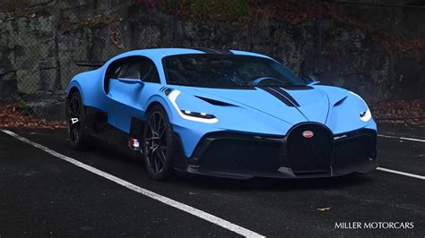 New 1 Of 40 Matte French Blue Bugatti Divo Youtube