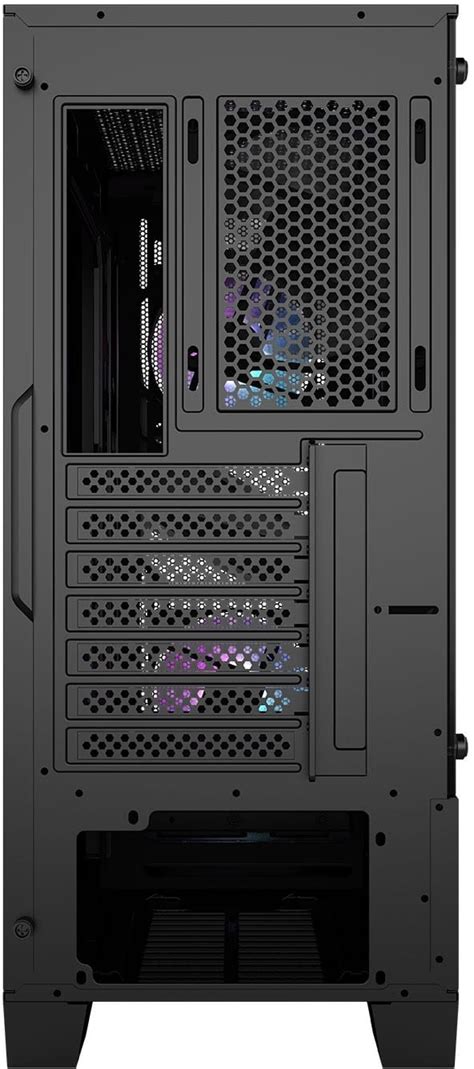 Msi Mag Forge 100r Tempered Glass Black Atx Mid Tower Desktop Chassis