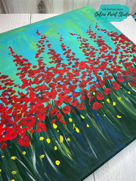 How To Paint Simple Wildflowers