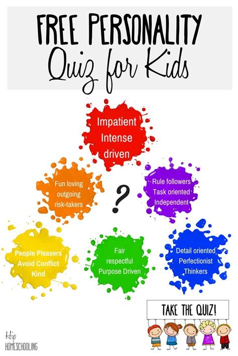 Personality Test For Kids Take The Free Quiz Today Test For Kids