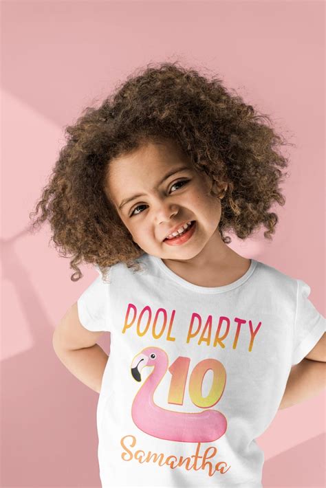 Pool Party Girl Pool Party Pool Birthday Summer Pool Party Etsy