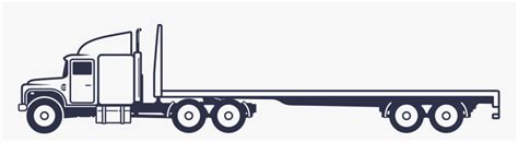 Flatbed Semi Truck Clipart Hd Png Download Transparent Png Image
