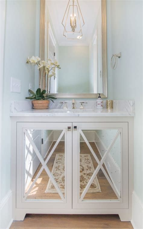 Bathroom vanity sink mirror combo custom bathroom vanity mirrors cherry bathroom vanity. Antique-Mirror-Half-Bath-X-Mullions-Cabinet-Doors ...