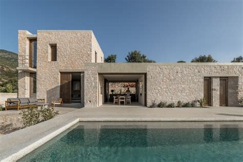 Monolith House By Desypri And Misiaris Architecture In Mani Greece