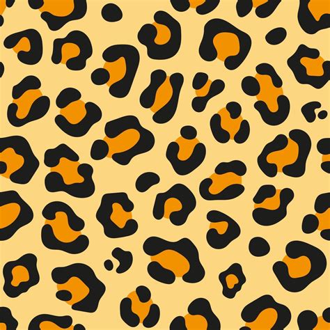 Leopard Skin Seamless Background Texture Pattern 2886645 Vector Art At