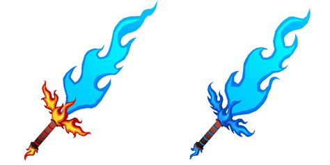 Blue Flaming Sword