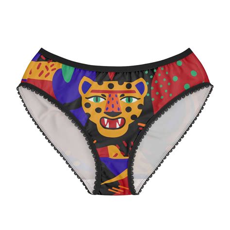 Womens Tiger Underwear Customized Womens Panties Etsy