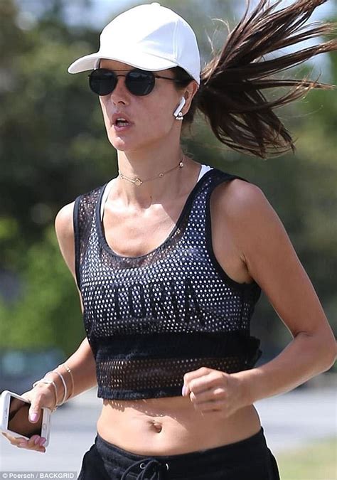 Alessandra Ambrosio Shows Off Toned Thighs In La Daily Mail Online