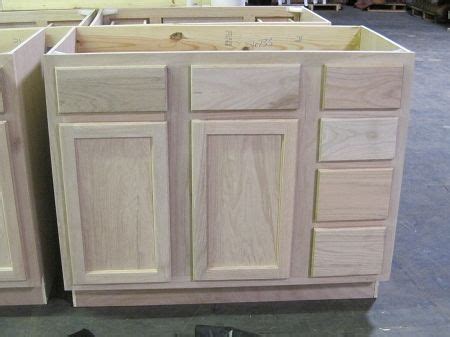 If you are looking for bathroom cabinets unfinished you've come to the right place. Unfinished Bathroom Vanity Sink and Drawer Base Cabinet 42 ...