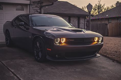 Dodge Challenger Black Background