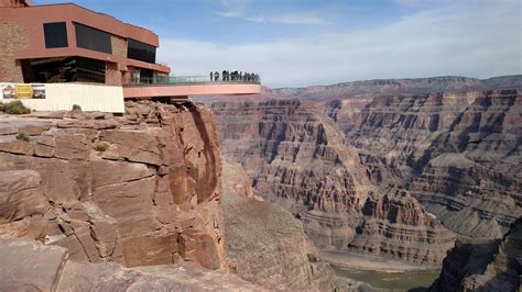 Grand Canyon Skywalk Aussichtsplattform In Luftiger Höhe