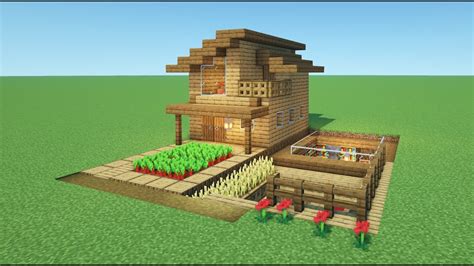 Minecraft Tutorial How To Make A Wooden Survival House With