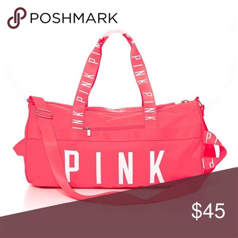 Vs Pink Duffle Gym Bag Bags Victoria Secret Pink Bags Gym Bag